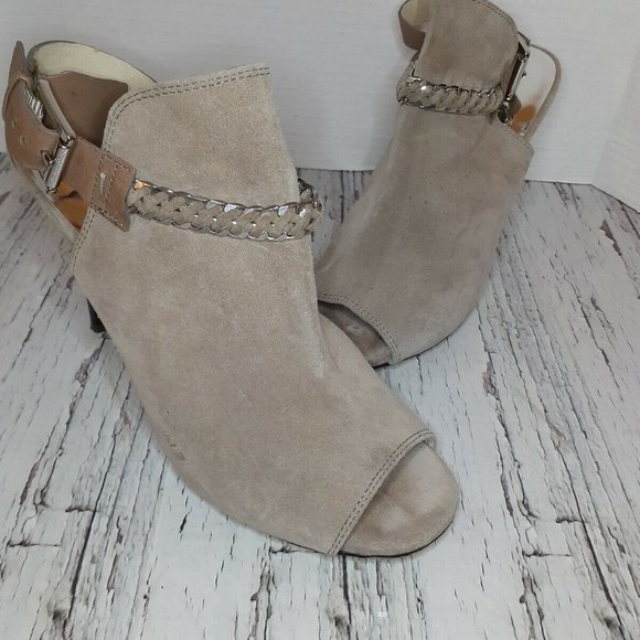 Michael Kors Open Toe Mule Heels 9 - Picture 2 of 10